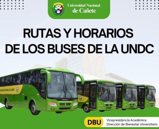 Rutas de Transporte Universitario en la Universidad Nacional de Cañete